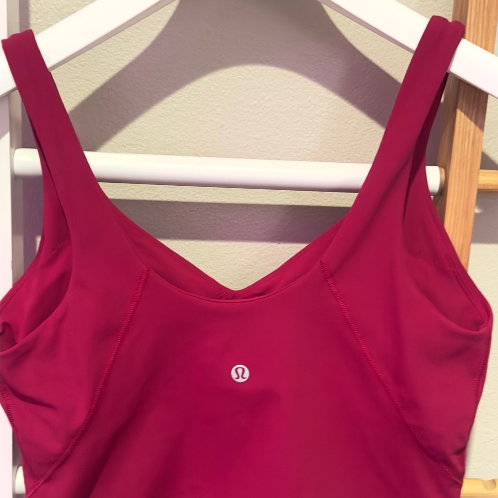 lululemon Align Tank Top Size 10 Raspberry Coulis - Picture 4 of 9